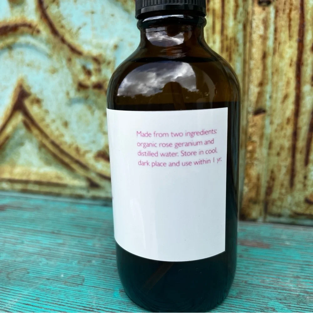 Rose Geranium Hydrosol Spray - Sonoma Coast Botanicals - Aromatherapy Mist